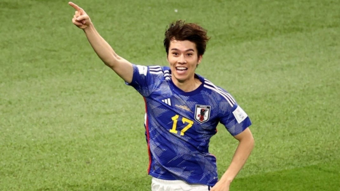 Tanaka cetak gol, bawa Jepang kalahkan Spanyol 2-1