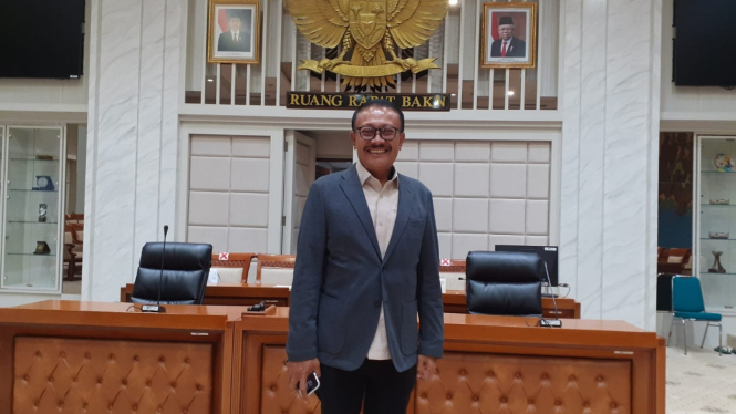 Ketua Bid. Pemenangan Pemilu DPP Golkar Gede Sumarjaya Linggih.