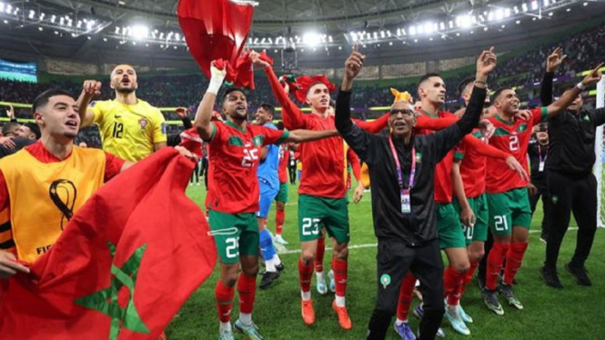 Tembus Sejarah Piala Dunia, Maroko Melangkah ke Semi Final