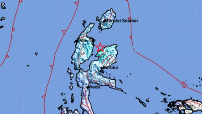 Gempa Magnitudo 5,1 Guncang Halmahera Timur Berpotensi Tsunami