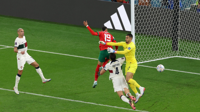 Portugal kalah 0-1 dari Maroko di perempat final Piala Dunia 2022.