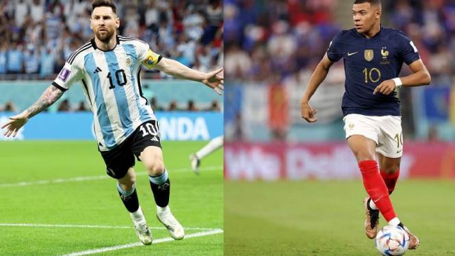 Duo PSG, Mbappe dan Messi Berebut Sepatu Emas Piala Dunia 2022
