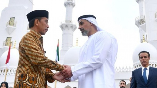 Presiden Joko Widodo dan Sheikh Khalid