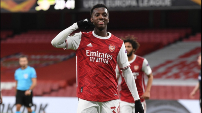 Eddie Nketiah,  Penyerang muda Arsenal