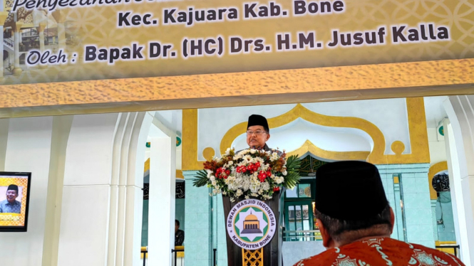 Ketua Umum Dewan Masjid Indonesia (DMI), Jusuf Kalla (JK).