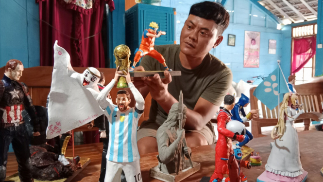 Miniatur Superhero dan Piala Dunia Karya Anak Bangsa, Tembus Amerika