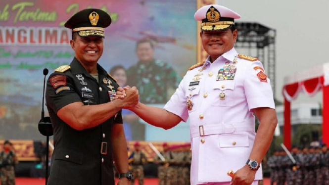 Jenderal Andika Serahkan Jabatan Panglima TNI ke Laksamana Yudo