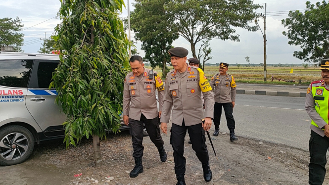 Polisi Pastikan Sepanjang Jalur Pantura sast Libur Nataru Lancar