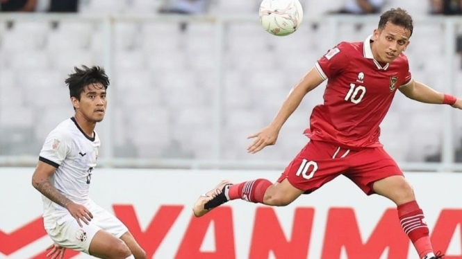 Egy Maulana Vikri (10) sumbang gol Indonesia kalahkan Kamboja 2-1
