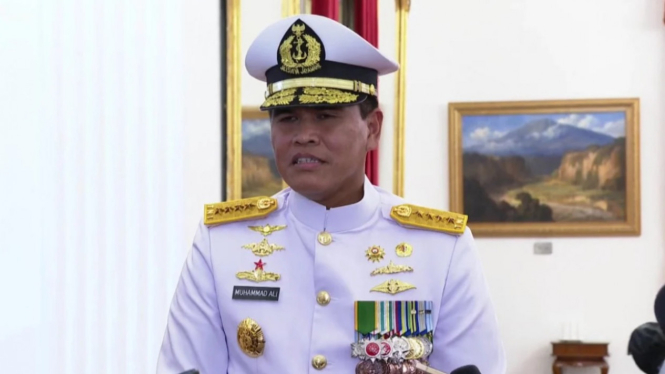 KSAL Laksamana TNI  Muhammad Ali.