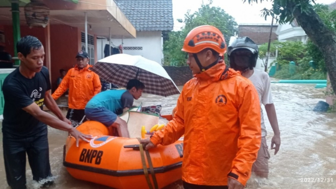 Banjir di Kabupaten Kendal, Provinsi Jawa Tengah.