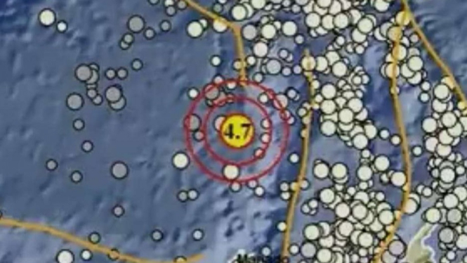 Gempa Bumi Merkekuatan Magnitudo 4,7 Guncang Kepulauan Sangihe