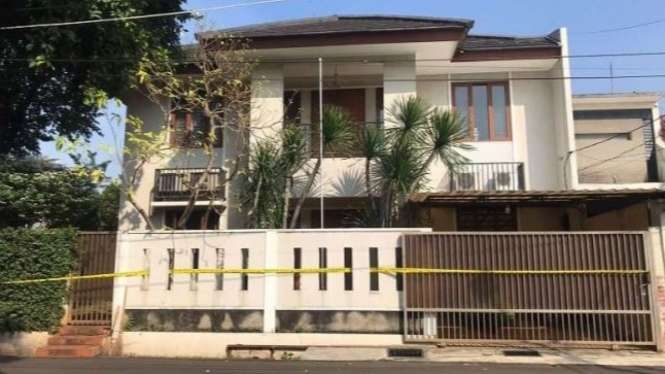 Rumah lokasi penembakan Brigadir J di Duren Tiga, Jakarta Selatan.