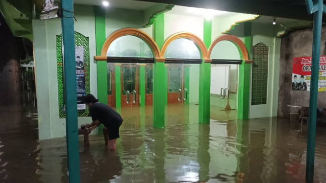 Banjir di Demak, Jawa Tengah.