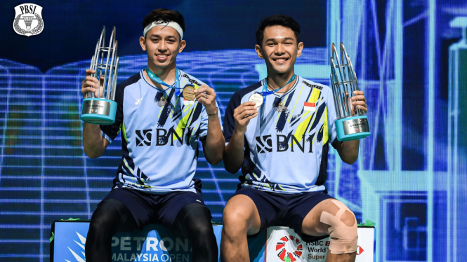 Raih Juara  Malaysia Open, Fajar/Rian Ukir Rekor Fantastis