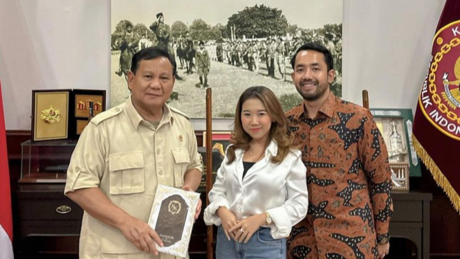 Prabowo, Kiky Saputri dan Muhammad Khairi