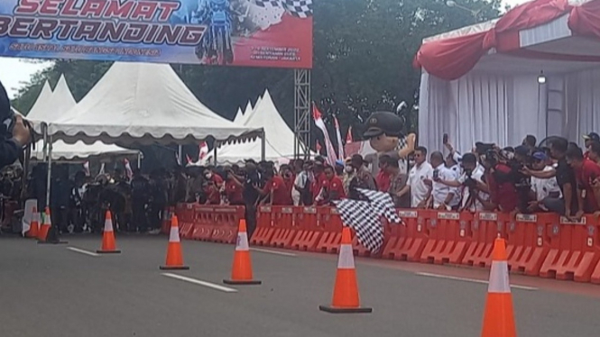 Ajang street race yang digelar Polda Metro Jaya.