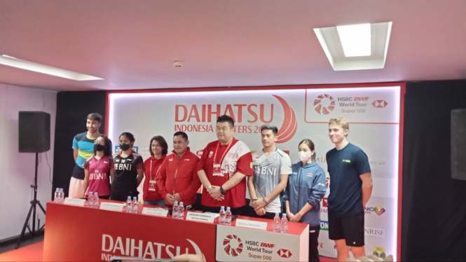 Konfrensi Pers Daihatsu Indonesia Masters 2023