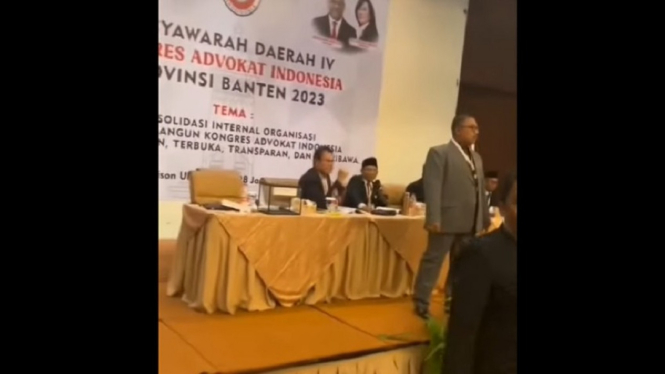 Kericuhan Terjadi di Kongres Advokat Indonesia Provinsi Banten
