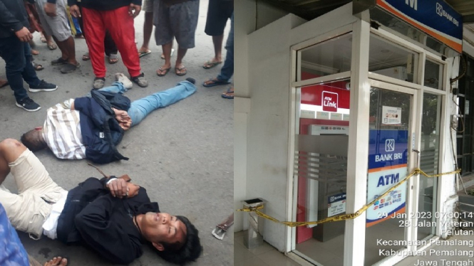 Dua Pelaku Pembobol Uang Nasabah Tertangkap saat Mengganjal ATM