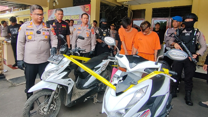 Dua Residivis Pencurian Sepeda Motor Lintas Daerah Ditangkap Polisi