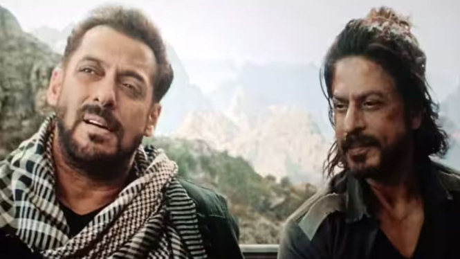 Shah Rukh Khan dan Salman Khan di Pathaan