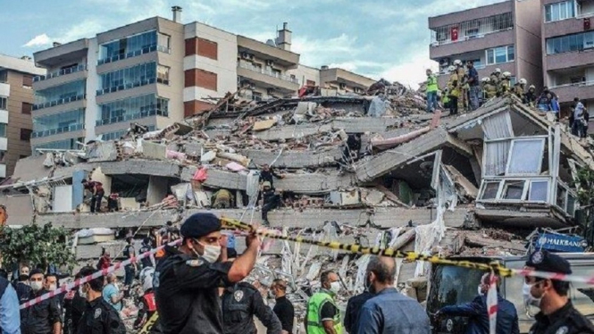Dampak Gempa Magnitudo 7,8 Guncang Turki, Ribuan Gedung Runtuh