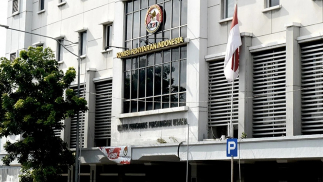 Gedung Komisi Penyiaran Indonesia (KPI) pusat di Jakarta.