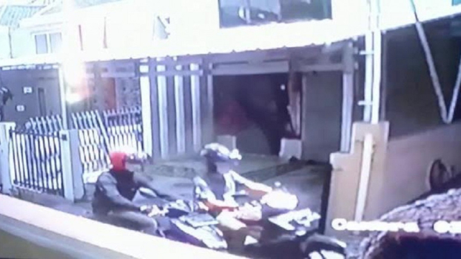 Komplotan maling terekam CCTV di Bandar Lampung, Lampung