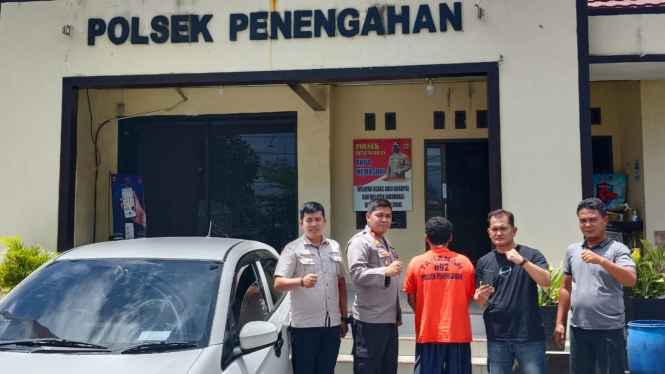 Polsek Penengahan Lampung Selatan Amankan Pelaku Pencurian