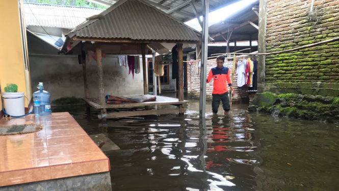 Banjir di Kabupaten Lombok Barat, Nusa Tenggara Barat.