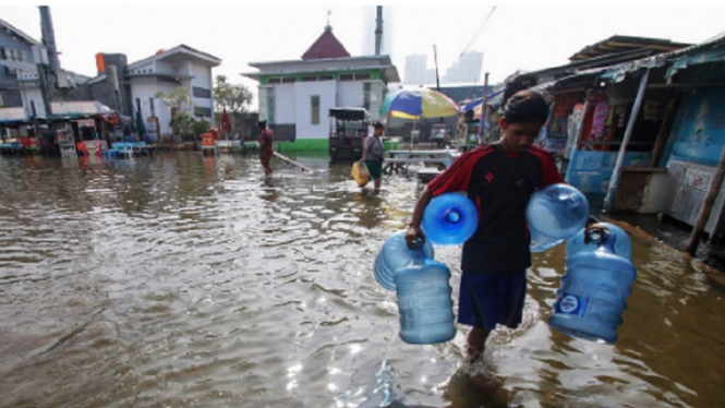Banjir Rob di Pesisir Utara Jakarta