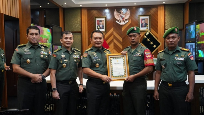 Kasad Jenderal Dudung Abdurachman apresiasi Serda Gunawan.