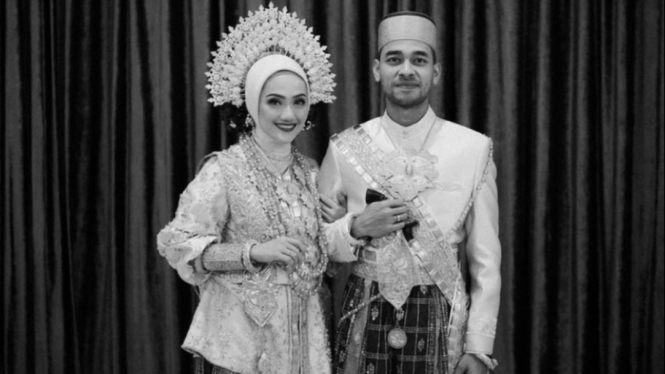 Wafda Saifan dan istrinya