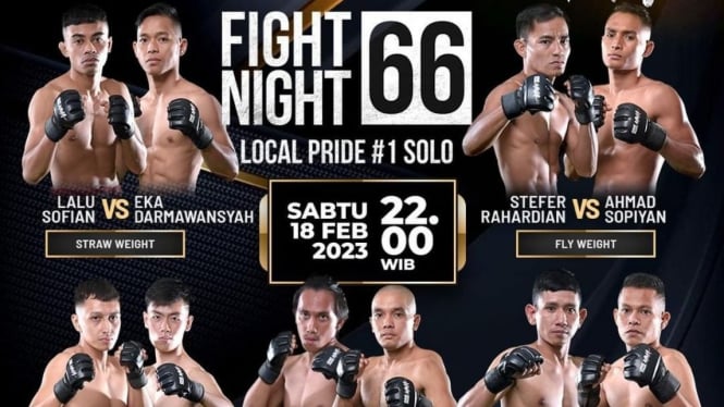 Jadwal One Pride MMA Fight Night 66 Solo