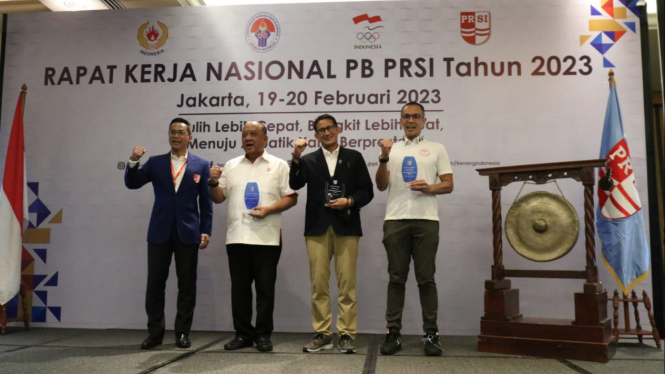 Rakernas PB PRSI 2023 dibuka Menparekraf Sandiaga Uno