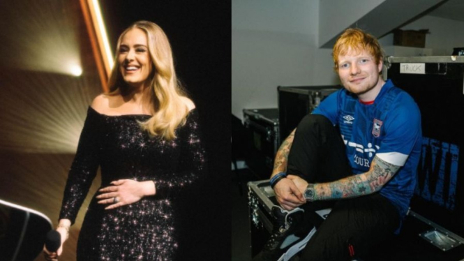 Adele dan Ed Sheeran