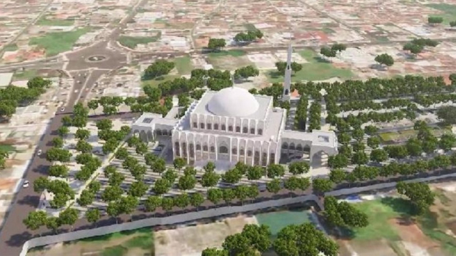 Masjid Raya Al-Bakrie Memiliki Filosofi Islam dan Kebudayaan Lampung