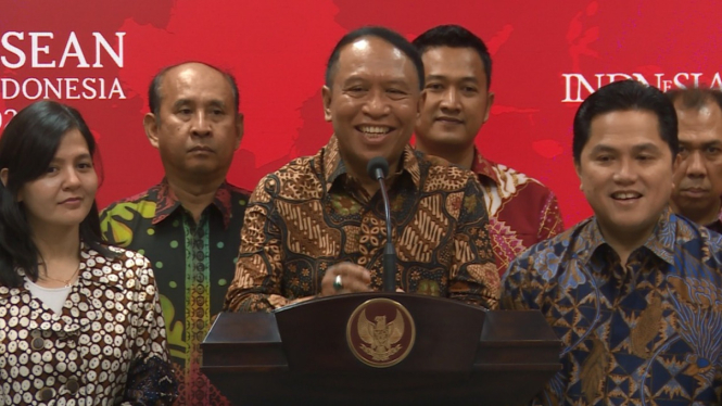 Zainudin Amali mendapat restu Presiden Jokowi jadi Waketum I PSSI
