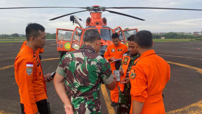 6 Helikopter Dikerahkan Basarnas Evakuasi Rombongan Kapolda Jambi