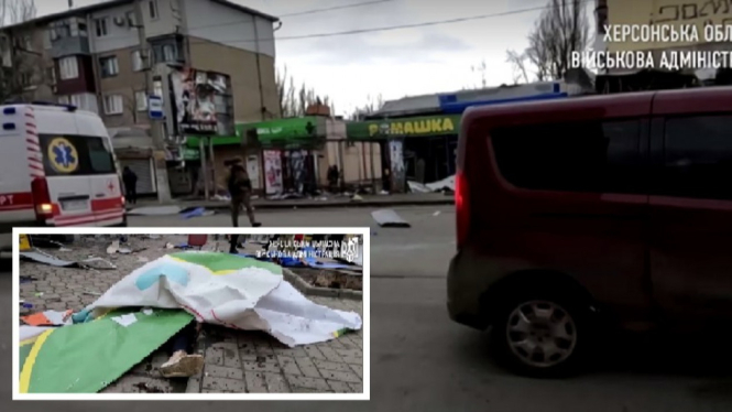 Serangan Roket di Kota Kherson Ukraina, 6 Warga Sipil Tewas