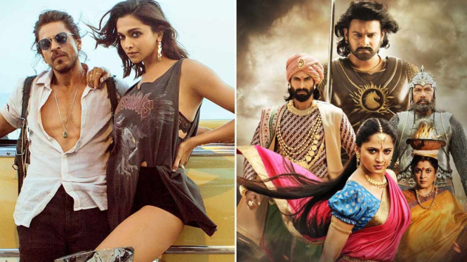 Pathaan berhasil geser posisi Baahubali 2 jadi film Bollywood terlaris