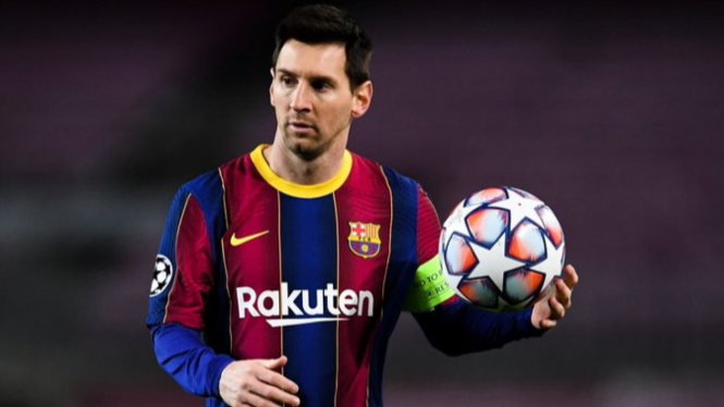 Lionel Messi saat berseragam Barcelona