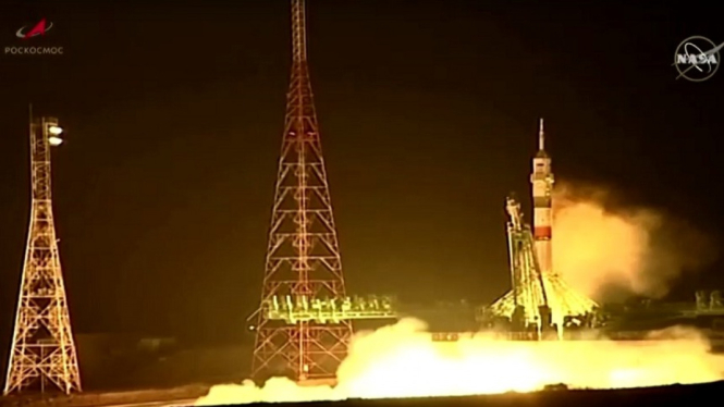 Peluncuran Pesawat Antariksa Nirawak Soyuz MS-23