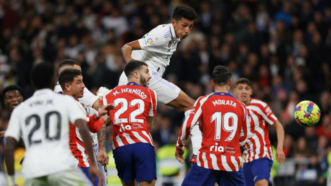 Derby Madrid berkahir imbang : Real Madrid 1-1 Atletico Madrid