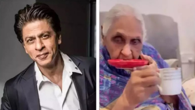 Video Viral Nenek-Nenek Mengaku Naksir Berat Pada Shah Rukh Khan