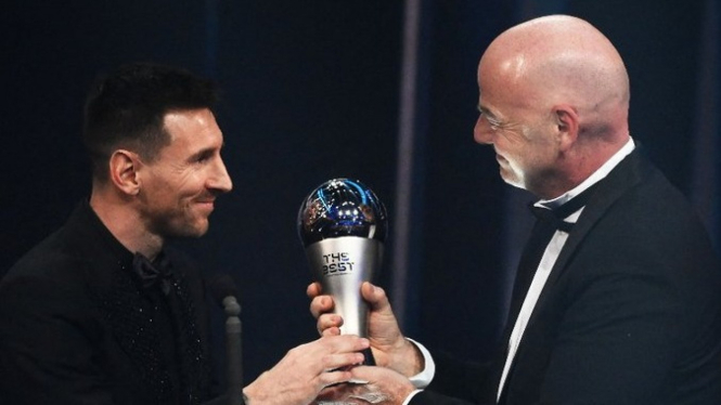Lionel Messi Pemain terbaik FIFA 2022