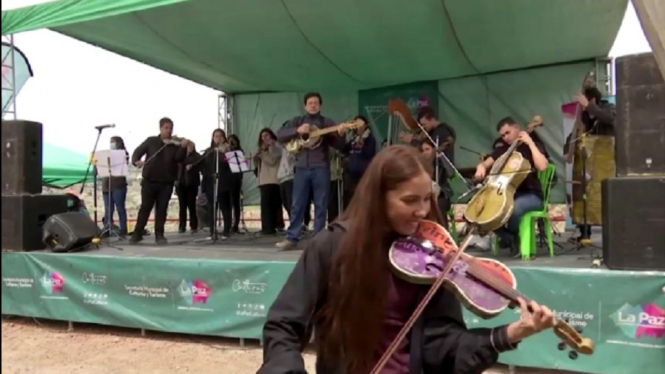 Konser musik di tempat pembuangan sampah di Paraguay