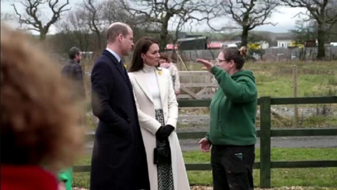 Pangeran William dan Kate Middleton kunjungi pusat rehabilitasi narkotika.