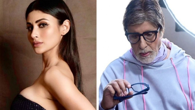 Mouni Roy dan Amitabh Bachchan